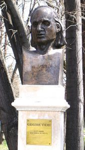 Bustul lui Grigore Vieru, dezvelit duminică 23 ianuarie 2011 în Parcul Herăstrău din București