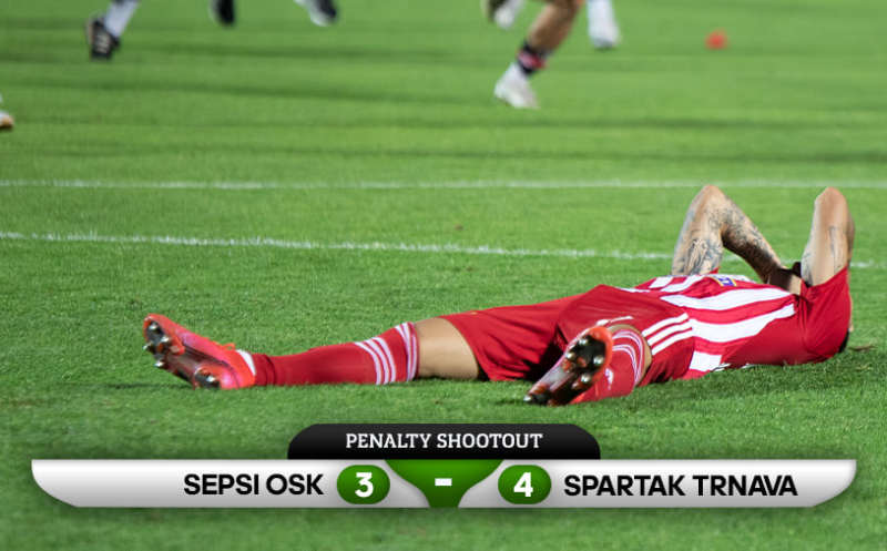 Sepsi OSK Sf.Gheorghe, eliminată de Spartak Trnava din Conference League la loviturile de departajare