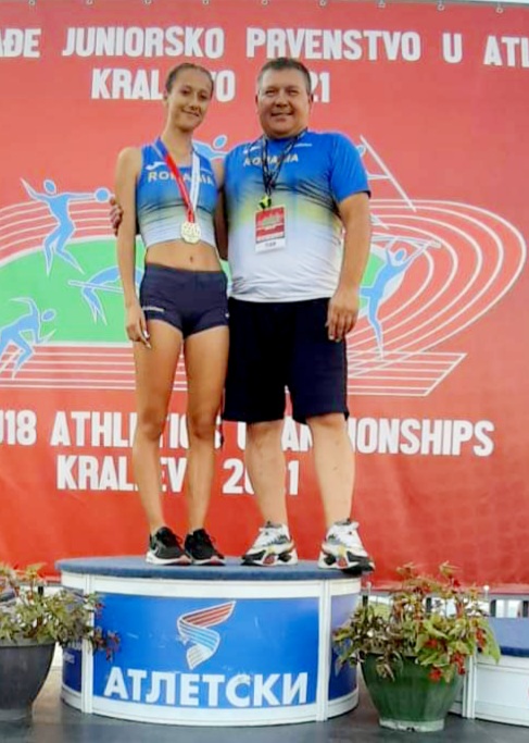 Medalie de aur obținută de atleta Vasile Rut Cristina, la Campionatul Balcanic U18