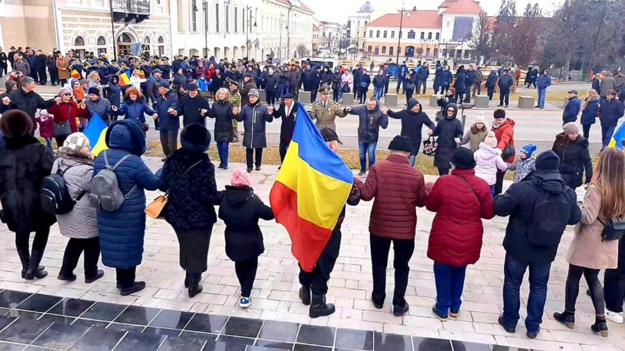 Ziua Unirii Principatelor Române a fost sărbătorită fără fast, dar cu emoție, la Sfântu Gheorghe