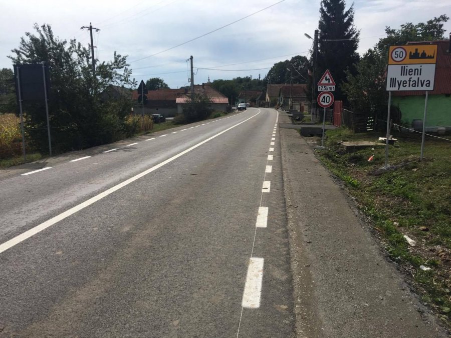 Lucrările de reabilitare a drumului județean 112 s-au încheiat