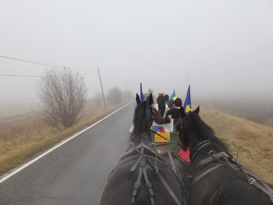 Marșul Centenarului Marii Uniri Vâlcele – Alba Iulia Continuăm pe jos către Alba Iulia!