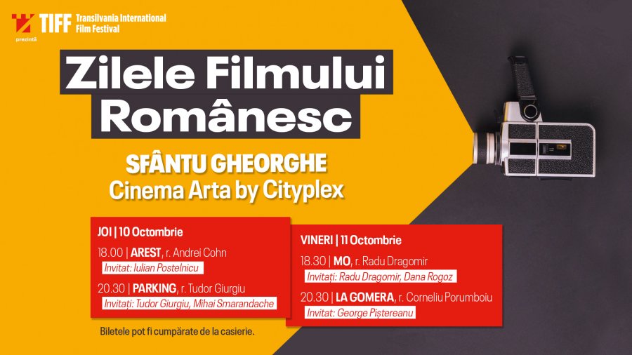 Filmele toamnei, în proiecții de gală la Sfântu Gheorghe  Dana Rogoz, printre invitații speciali