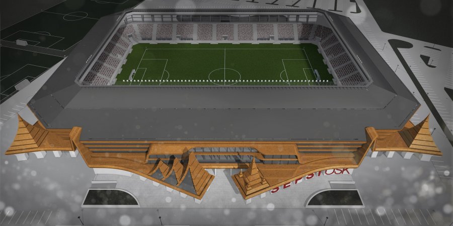 Conducerea clubului Sepsi OSK prezintă în premieră cum va arată noul stadion