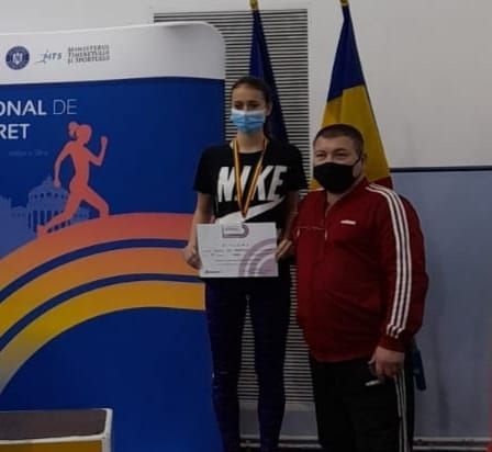 Medalie de bronz obținută de atleta Cristina Vasile Rut, la Campionatul Național de sală rezervat Seniorilor și Tineretului (U23)