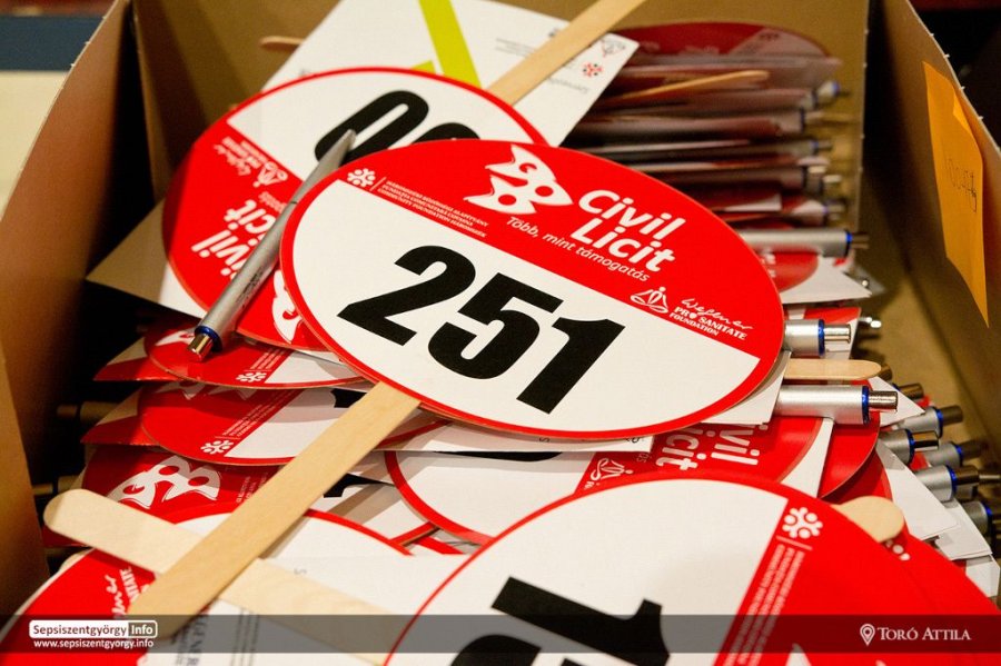 Aproape 29.000 de lei colectaţi prin licitaţie civilă pentru susţinerea a trei proiecte comunitare