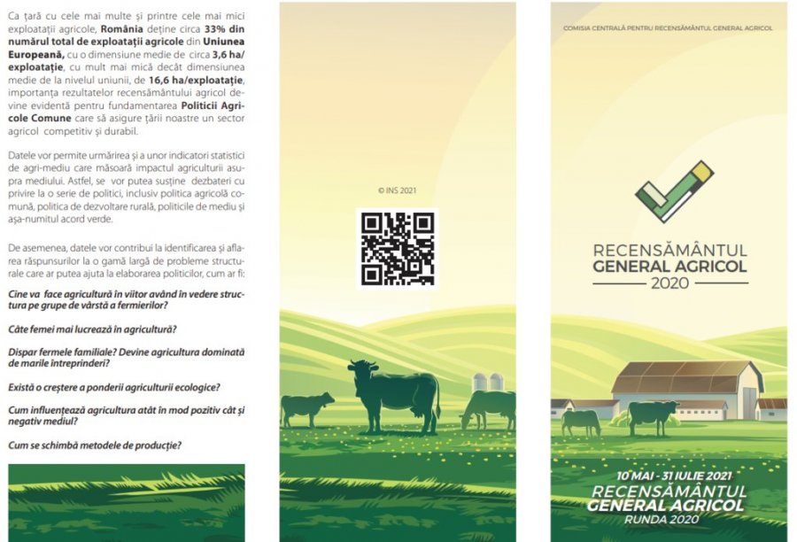 Pregătiri pentru recensământul general agricol