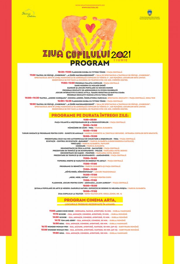 Ziua Copilului prinde culoare în Piața Centrală din Sfântu Gheorghe