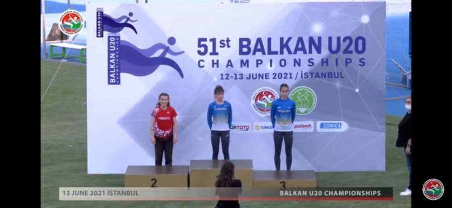 Medalie de bronz obținută de atleta Rut Cristina Vasile, la Campionatul Balcanic de U20, de la  Istanbul