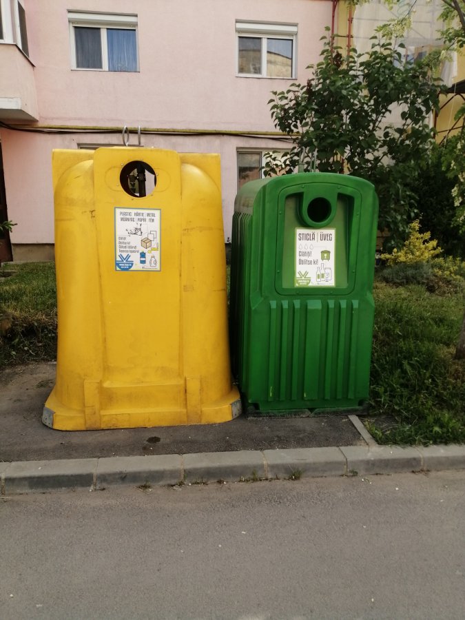 Deșeurile de sticlă se colectează separat, şi în Baraolt