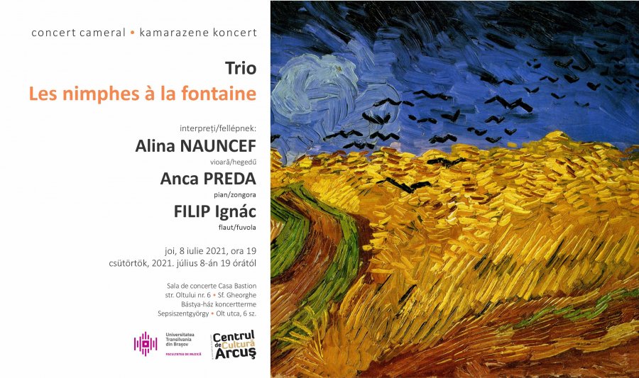 Concert extraordinar de muzică de cameră, la Centrul de Cultură Arcuș