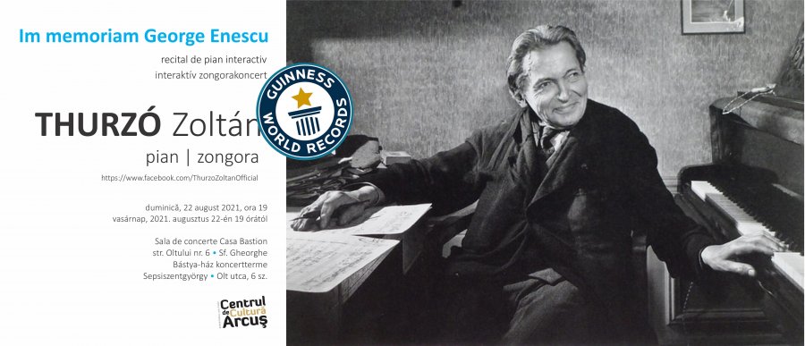 Concert dedicat marelui compozitor român George Enescu, la Sfântu Gheorghe