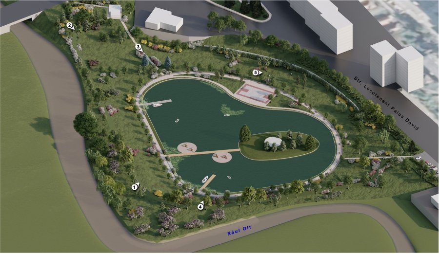 Începe renovarea lacului din zona Gării