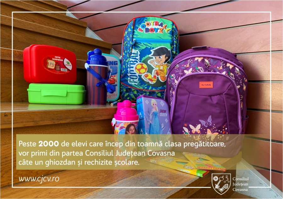 Primul ghiozdan, plin și anul acesta!