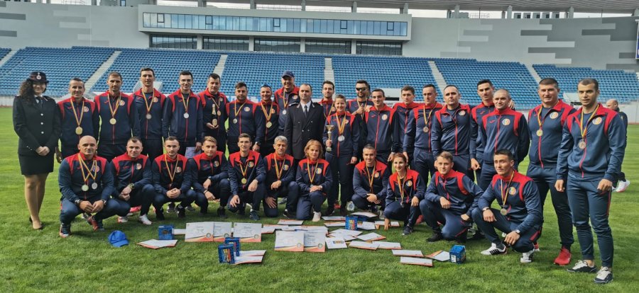 Pompierii militari dau dovadă de performanță și la competițiile sportive, nu doar la intervenții.