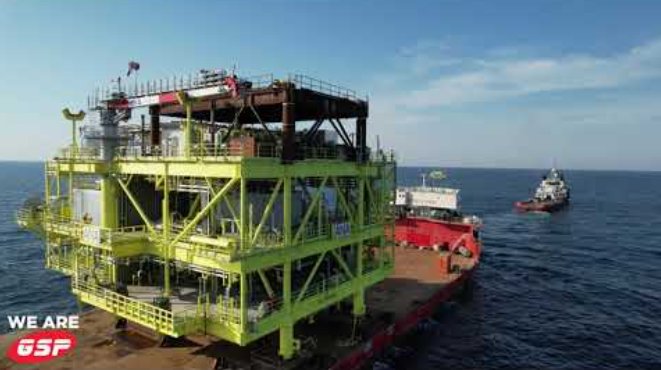 Instalarea platformei de producţie gaze naturale Ana, din Marea Neagră, a fost finalizată