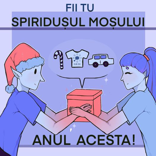 Fii și tu  „Spiridușul Moșului”!
