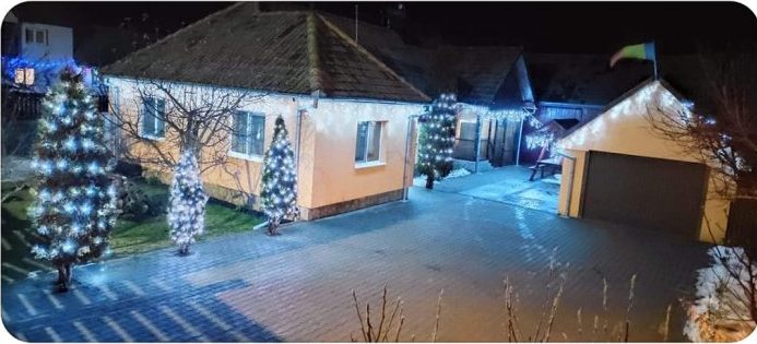 Teofil Bularca este câștigătorul concursului „Cea mai frumoasă casă împodobită de Crăciun” din Întorsura Buzăului