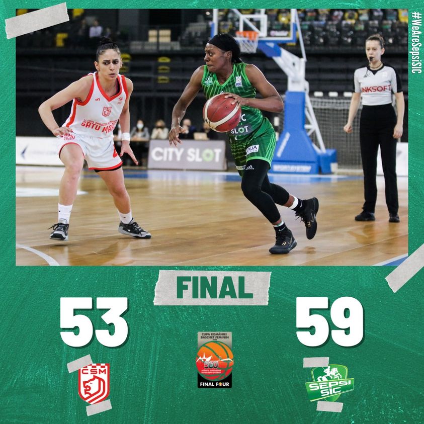 Baschet feminin: Sepsi SIC Sfântu Gheorghe a cucerit Cupa României