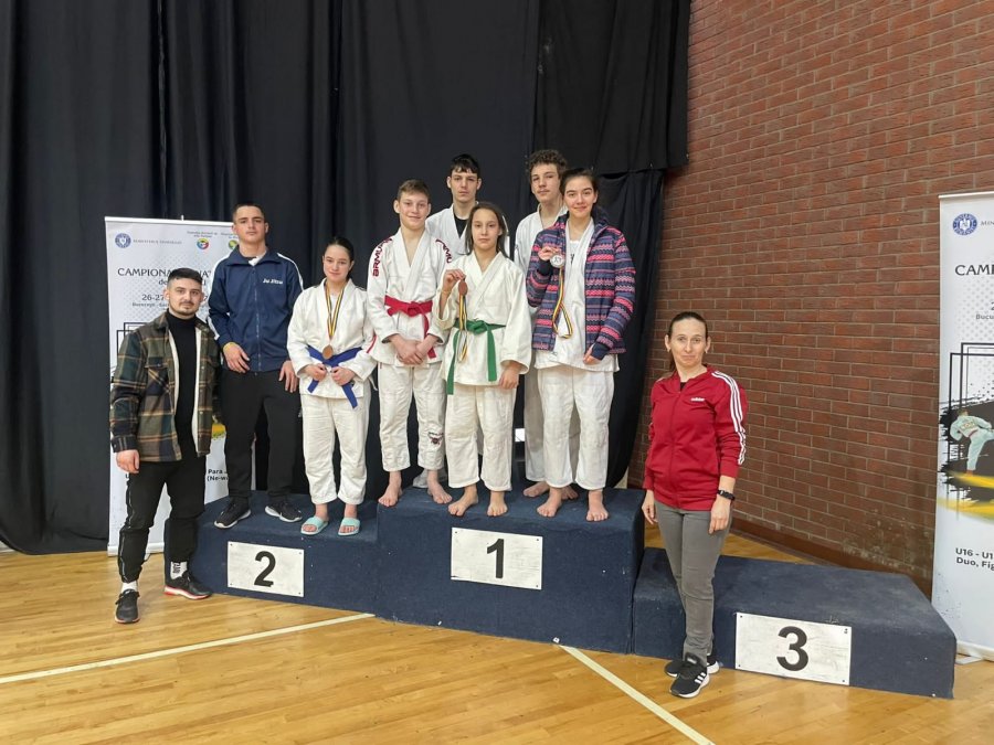 16 medalii obținute de sportivii CSM Sfântu Gheorghe, la Campionatele Naționale de Ju-Jitsu