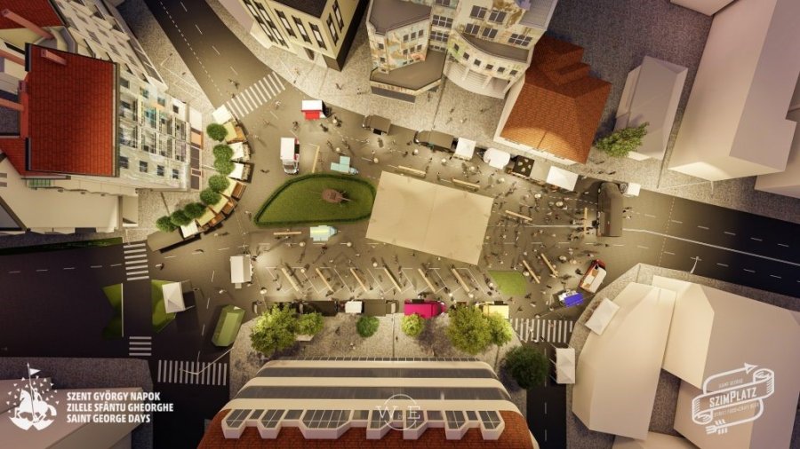 ZILELE SFÂNTU GHEORGHE: Festival de muzică stradală, SzimPlatz şi spectacol pirotehnic