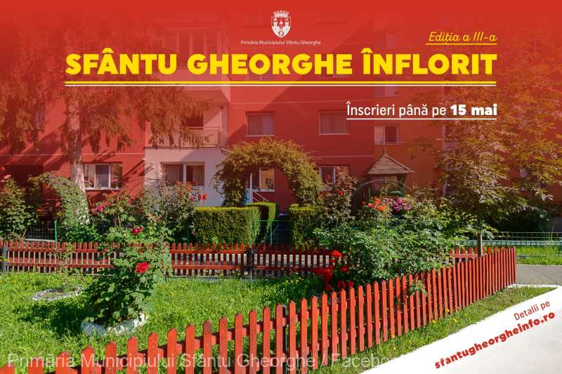 Cele mai frumoase balcoane şi spaţii verzi rezidenţiale, premiate de Primăria Sfântu Gheorghe