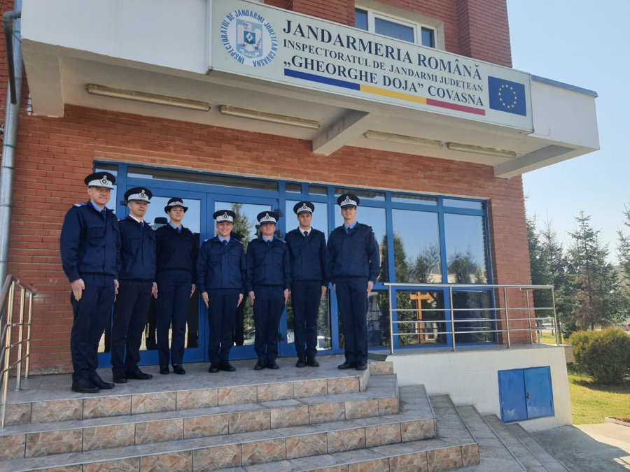 Colegi noi în echipa Jandarmeriei Covasna