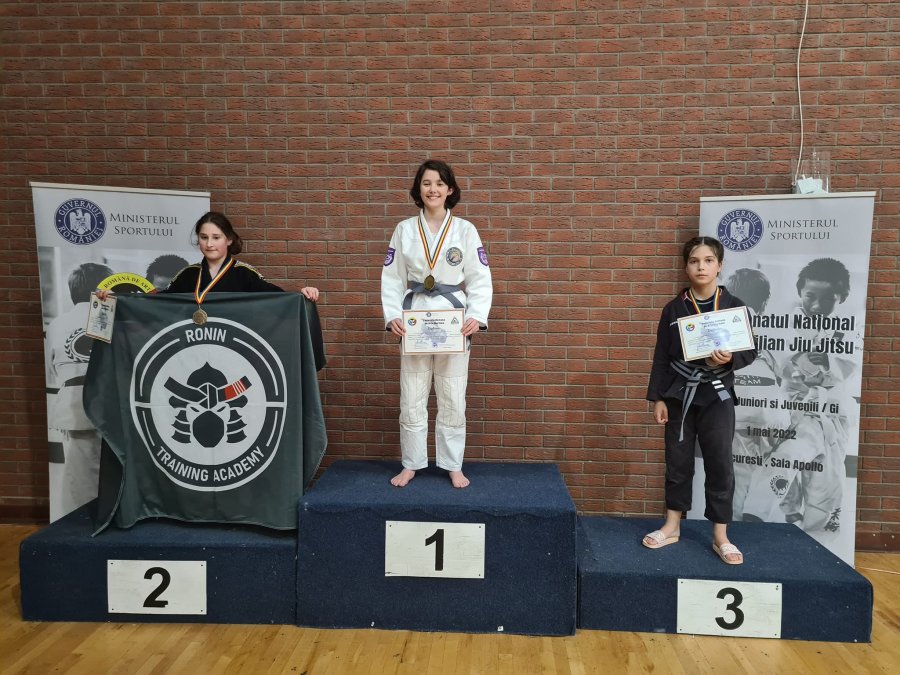 Zamfir Bianca Mihaela – Campionană Națională de Brazilian Jiu Jitsu