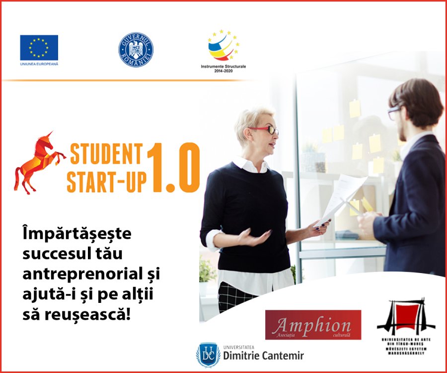 Împărtășește experiența ta antreprenorială studenților care vor să devină antreprenori
