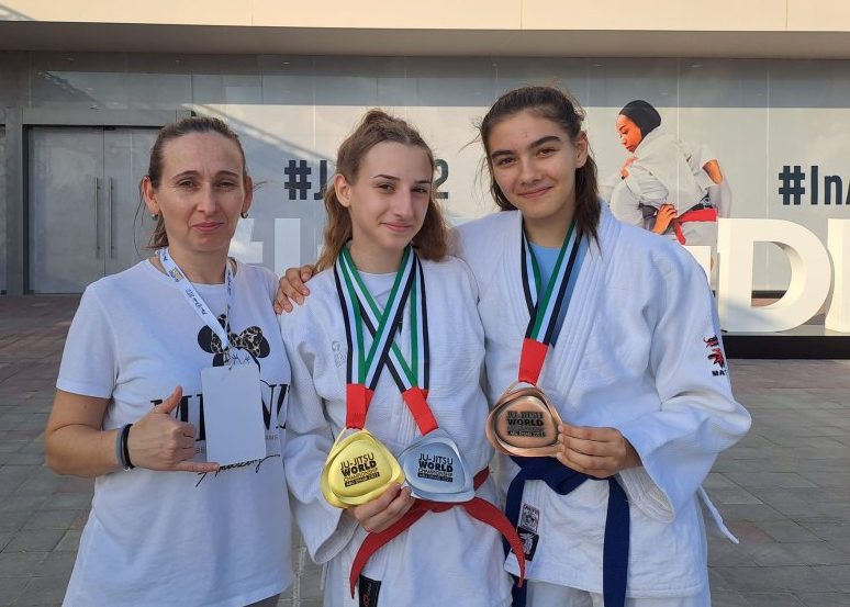 Medalii de aur, argint și bronz obținute de sportivii CSM, la Campionatul Mondial de Jiu-Jitsu organizat în Abu-Dhabi