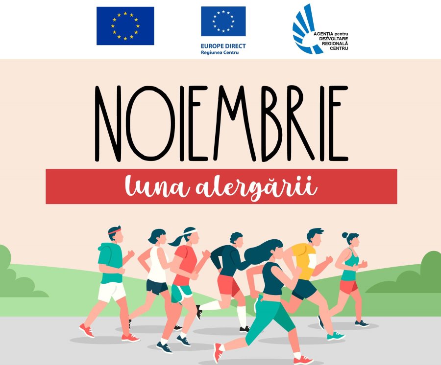Noiembrie – 2022 Luna alergării!  Crosul Europei – Sănătate și relaxare pentru fiecare
