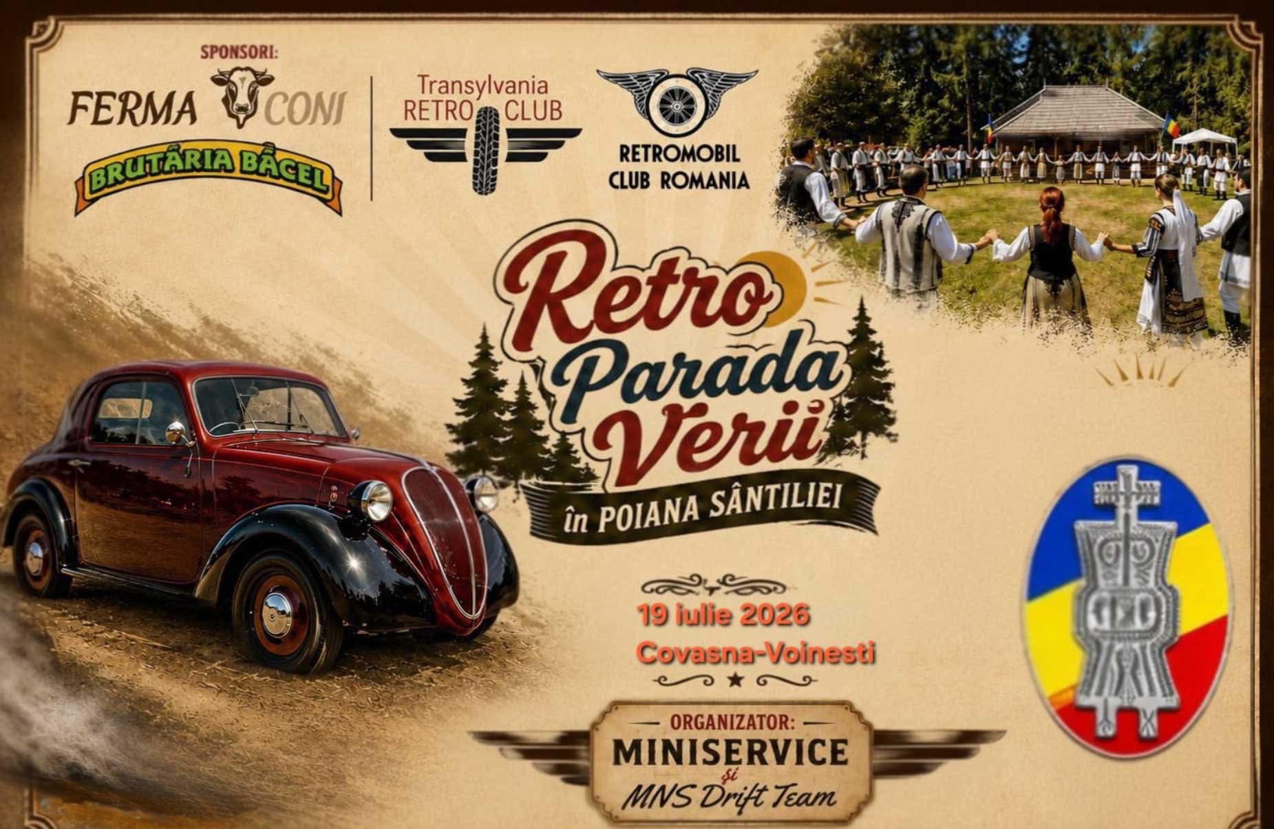 Retroparada verii, la Sântilia- Nedeia Mocănească